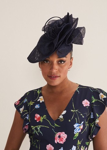 Phase Eight Navy Fascinator Hats Navy Canada | EYBKNV-253